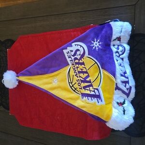 Unisex NBA Team Holiday Hat in Purple and White, NWT.